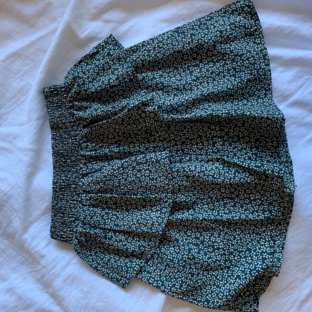 Flower mini skirt